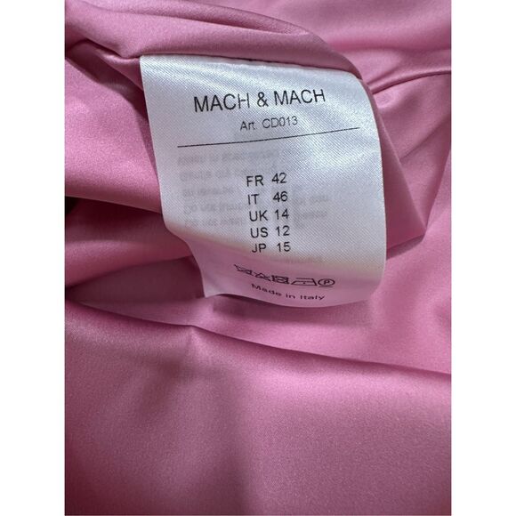 Mach & Mach Silk & Crystal-Appliqué Gown Size 12 $1275 - Picture 11 of 11